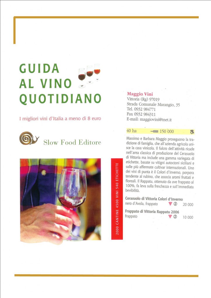 Guida al vino quotidiano 2008 - Slow Food Editore